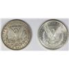 Image 2 : (2) MORGAN SILVER DOLLARS
