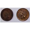 Image 1 : 1881 & 1887 INDIAN CENTS