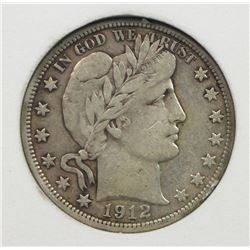 1912-D BARBER HALF DOLLAR