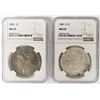 Image 1 : TWO NGC MS64 MORGAN DOLLARS: