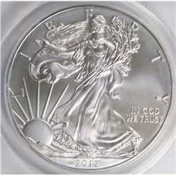 2012-W BURNISHED AMERICAN SILVER EAGLE