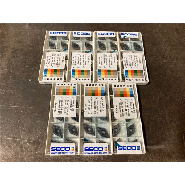 Lot of (70) New? Seco Carbide Inserts, P/N: DNMU 331-MF2