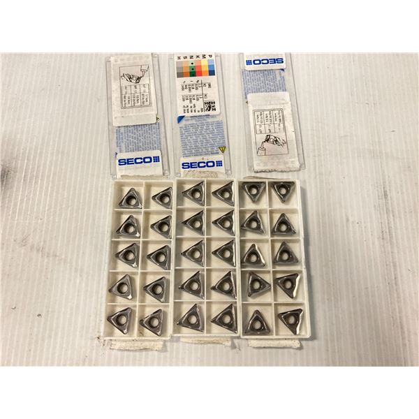 Lot of (30) New? Seco Carbide Inserts, P/N: TCGT32.52F-AL