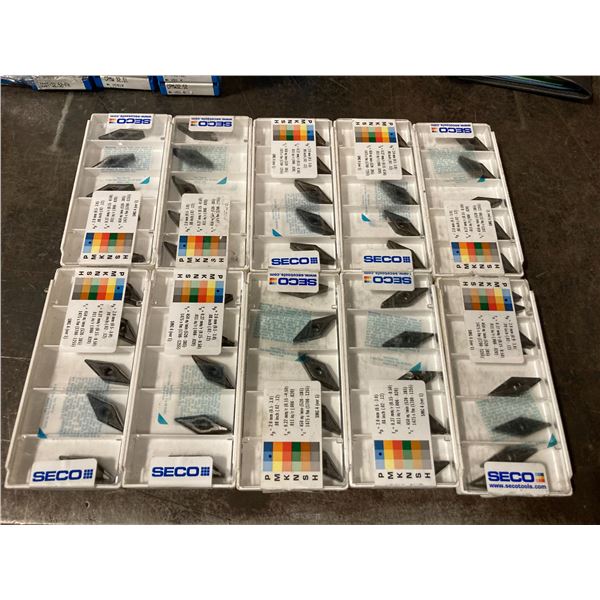 Lot of (53) New? Seco Carbide Inserts, P/N: VNMG 332-M3