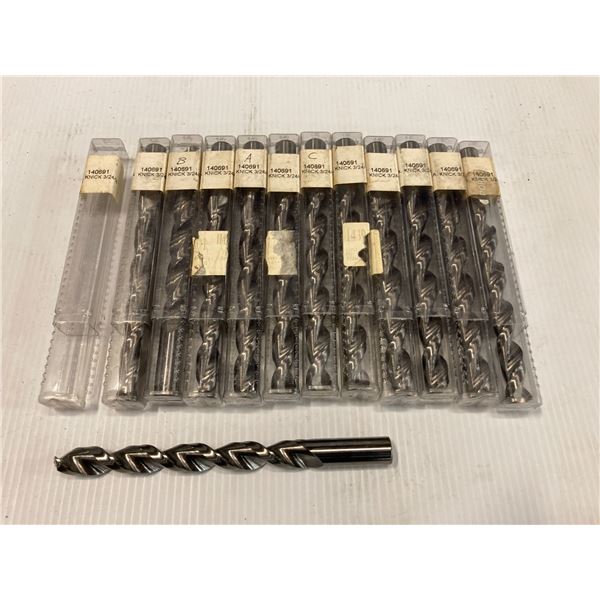 Lot of (12) New? J.A. Knick Solid Carbide Drills