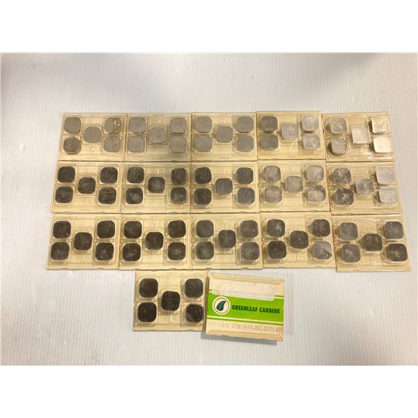 Lot of (85) New? Greenleaf Carbide Inserts, P/N: SMP 64R16