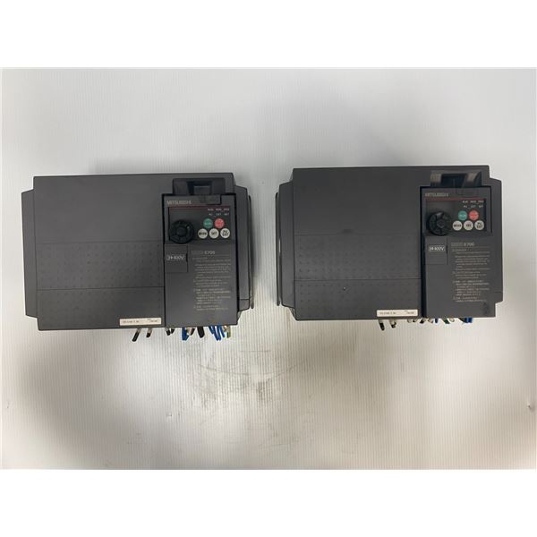 (2) Mitsubishi # FR-E740-7.5K Inverters