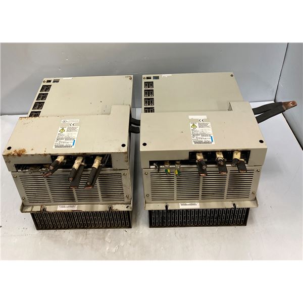 (2) Mitsubishi # MDS-B-SP-450 Spindle Drive Units