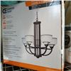 Image 3 : COMMERCIAL ELECTRIC 5 LIGHT CHANDELIER AND SUCTION CUP GRAB BAR