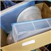 Image 2 : BOX OF TUPPERWARE AND BOX OF KITCHEN APPLIANCES