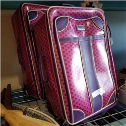 2 PINK LULA LUGGAGE PIECES