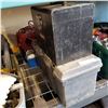 Image 1 : 2 TOOLBOXES W/CONTENTS AND 2 TRYS OF HARDWARE AND TROUBLE LIGHT