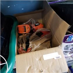 BOX OF CORDLESS POWER TOOLS