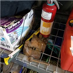 ANVIL AXE AND FIRE EXTINGUISHER