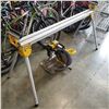 Image 1 : DE WALT DOUBLE BEVEL COMPOUND MITER SAW AND DE WALT SAW STAND