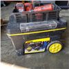 Image 2 : STANLEY ROLLING TOOL BOX AND HILTI CORDLESS DRILL AND BATTERIES
