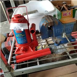 BOTTLE JACK AND BENCH VISE