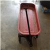 Image 3 : RED METAL WAGON