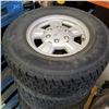 Image 2 : SET OF 4 15" GMC RIMS AND RUBBER LT235/75 R15 TIRES