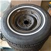Image 2 : SET OF 4 GOODYEAR TIRES, 225/75R14 ONLY ONE ON RIM