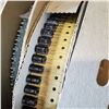 Image 3 : LOT OF NEW RESISTORS, CAPACITORS, AND ELECTRICAL CONTACTS