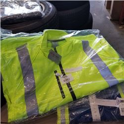 NEW CONDOR HIGH VIS SOFT SHELL JACKET SIZE LARGE