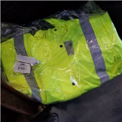 NEW CONDOR HIGH VIS REVERSIBLE BOMBER JACKET SIZE LARGE