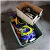 Image 2 : RC HELICOPTERS AND TOTE OF TOYS