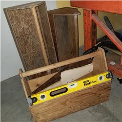 3 CARPENTERS WOOD TOOL BOXES