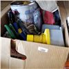 Image 2 : BOX OF TOOLS AND HARDWARE