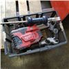 Image 2 : BOX OF EXTENSION CORDS AND POWER BARS MILWAUKEE HAMMERVAC AND TOOLS