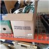 Image 1 : BOX OF POWER BARS AND EXTENSION CORDS