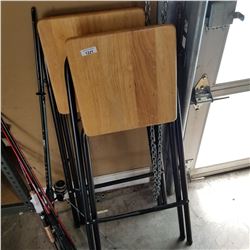 2 FOLDING BAR STOOLS