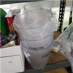 LOT OF 6 DIBON ICE BUCKETS
