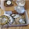 Image 1 : BOX OF CLOCK PARTS