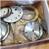 Image 3 : BOX OF CLOCK PARTS