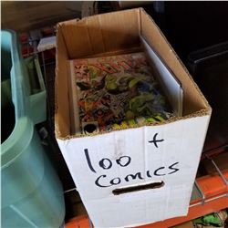 BOX OF 100 COLLECTOR COMICS