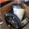 Image 2 : LOT OF XBOX 360 CONSOLES AND STEERING WHEEL CONTROLLER