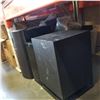 Image 1 : LOT OF PANASONIC, SAMSUNG, AND SONY SUBWOOFERS, AND SPEAKERS