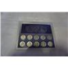 Image 3 : 10 - 1930s USA MERCURY DIMES IN HOLDER .900 SILVER