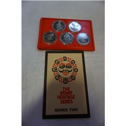 1978 THE INDIAN HERITAGE SERIES 2 COIN SET