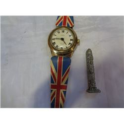 PRESTA OLD TIMER ALARM AND FIRST NATIONS METAL TOTEM