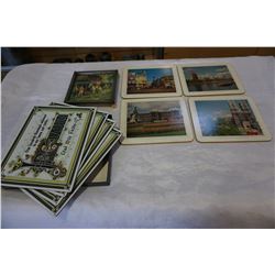 LOT OF COASTERS AND PRINT