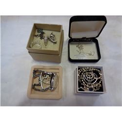 LOT OF WOMENS JEWELLERY AND 925 CHAIN