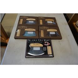 LOT OF ALASKAN ULU KNIFE SETS