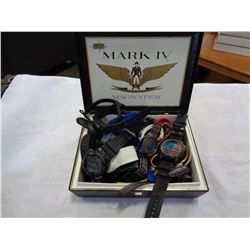 BOX OF MENS WATCHES