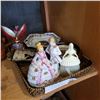 Image 1 : NUT CRACKER MUSICAL EGG FIGURE, DRESSING JAR, AND PETIT POINT