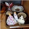 Image 2 : NUT CRACKER MUSICAL EGG FIGURE, DRESSING JAR, AND PETIT POINT