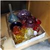 Image 1 : LOT OF ART GLASS VASES AND COLOURED GLASS WARE