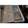 Image 1 : 2 HAND COLOURED ROMANCE PRINTS AND 2 BREWSTER PRINTS